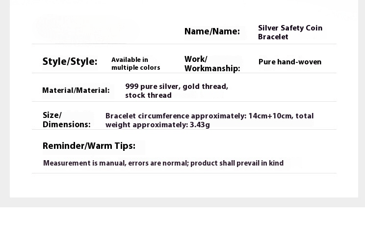 Handmade 999 Silver & Gold - Plated Peace Red String Bracelet – Adjustable, Couple Gift - STAR8S