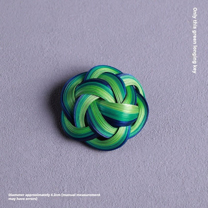 Handmade Bamboo Brooch, Earrings & Accessories | Eco - Friendly Artisan Craft for Qipao & Hanfu - STAR8S