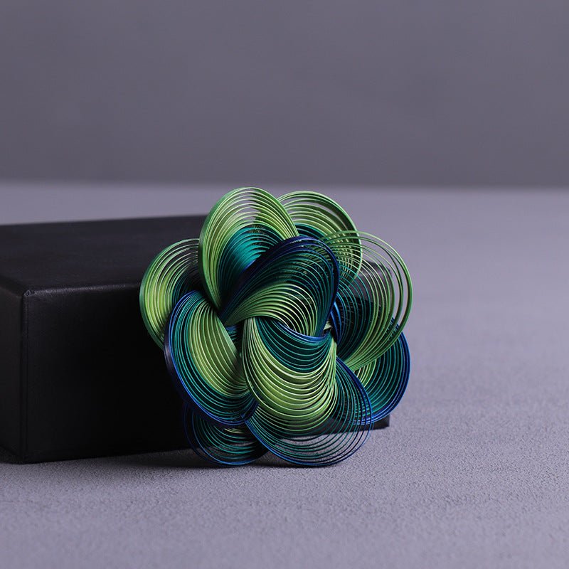 Handmade Bamboo Brooch, Earrings & Accessories | Eco - Friendly Artisan Craft for Qipao & Hanfu - STAR8S