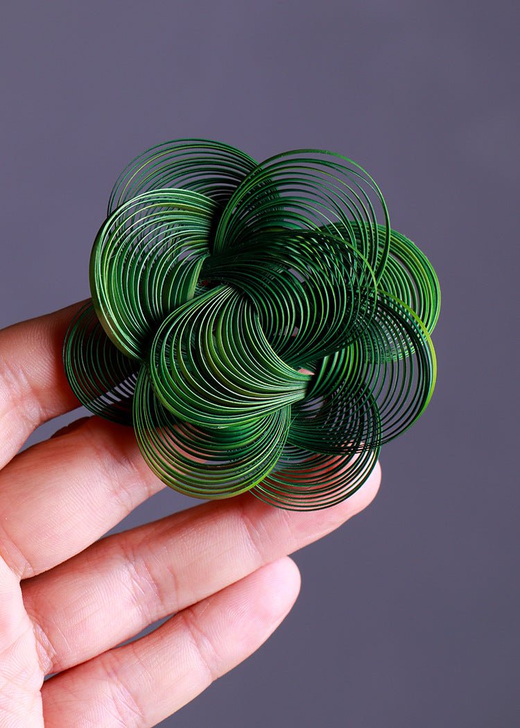 Handmade Bamboo Brooch, Earrings & Accessories | Eco - Friendly Artisan Craft for Qipao & Hanfu - STAR8S