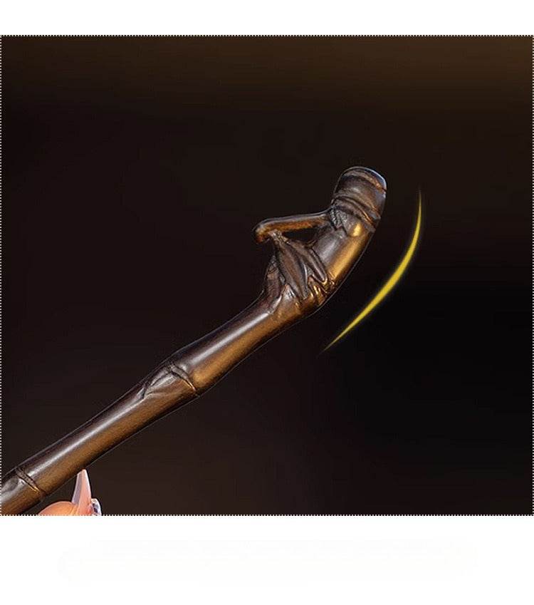 handmade black sandalwood vintage hairpin for hanfu gift to girlfriend - star8s