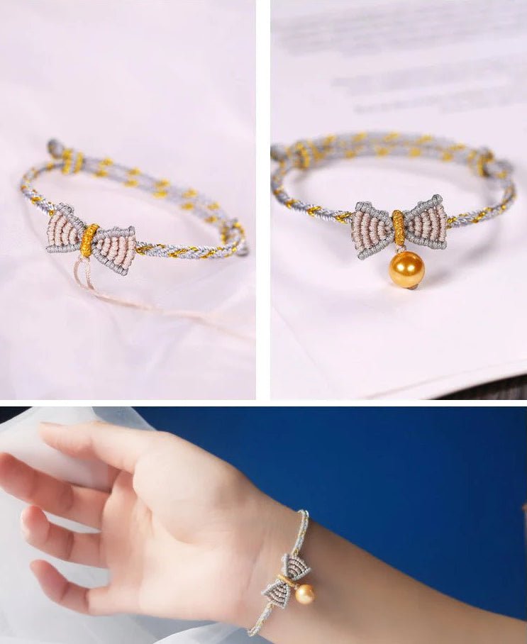 handmade bow knot red string bracelet – the perfect gift for her | star8s - star8s