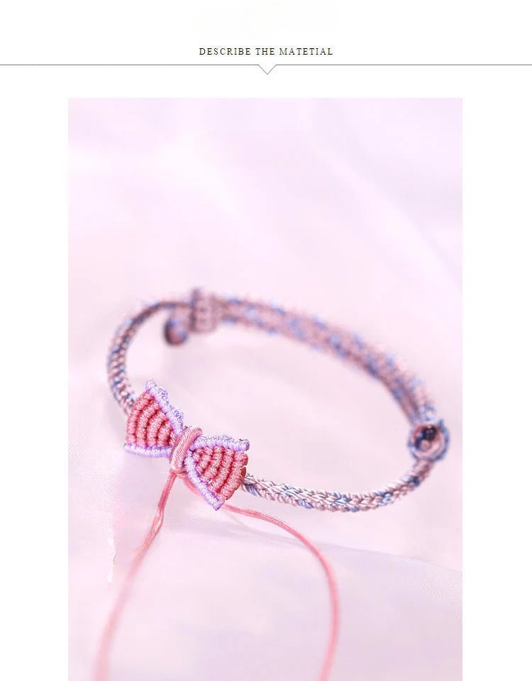 handmade bow knot red string bracelet – the perfect gift for her | star8s - star8s