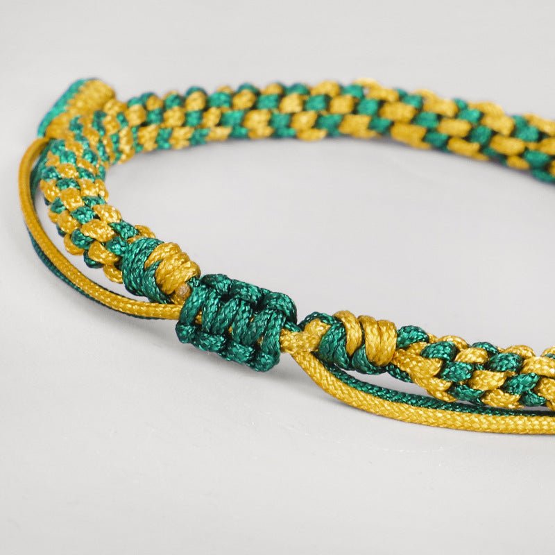 Handmade Braided Corn Knot Bracelet | Tibetan - Inspired Red String Bracelet for Men & Women - STAR8S