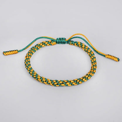 Handmade Braided Corn Knot Bracelet | Tibetan - Inspired Red String Bracelet for Men & Women - STAR8S