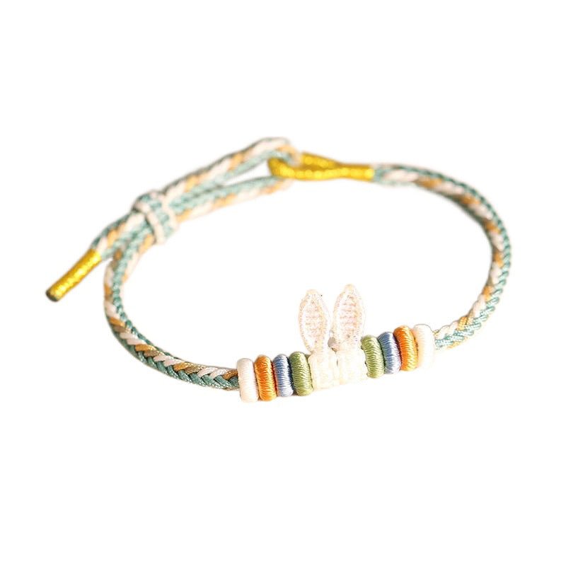 Handmade Bunny Ears Bracelet – Cute Adjustable Red String Bracelet | STAR8S - STAR8S
