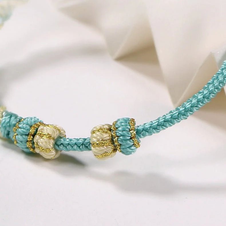 handmade chinese dragon knot red string adjustable bracelet | colorful jewelry for luck & protection | star8s - star8s