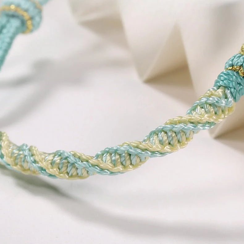 handmade chinese dragon knot red string adjustable bracelet | colorful jewelry for luck & protection | star8s - star8s