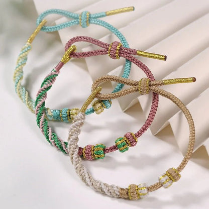 Handmade Chinese Dragon Knot Red String Adjustable Bracelet | Colorful Jewelry for Luck & Protection | STAR8S - STAR8S