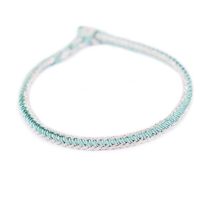 Handmade Chinese Knot Gold Rope Braided Bracelet | Handwoven Red String Bracelet - STAR8S