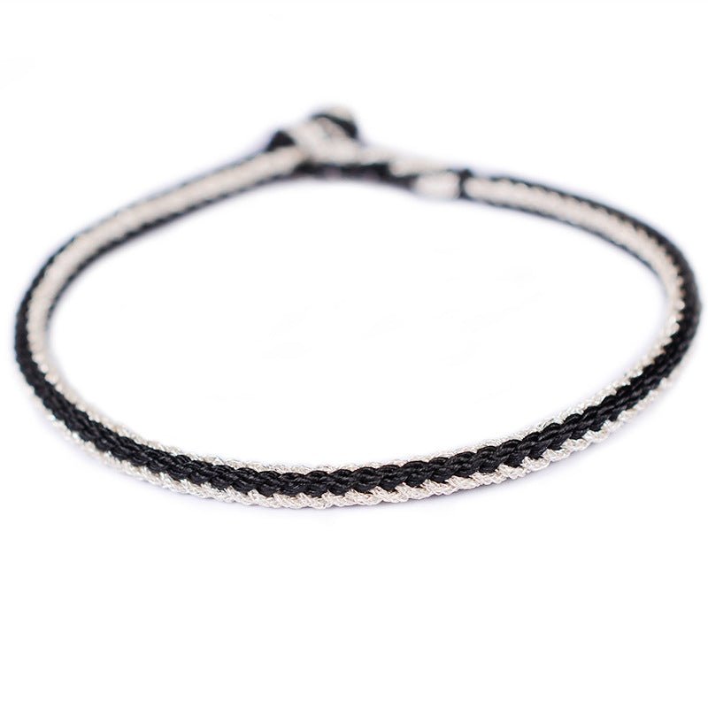 handmade chinese knot gold rope braided bracelet | handwoven red string bracelet - star8s