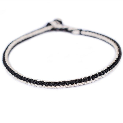 Handmade Chinese Knot Gold Rope Braided Bracelet | Handwoven Red String Bracelet - STAR8S