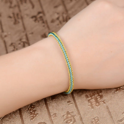 Handmade Chinese Knot Gold Rope Braided Bracelet | Handwoven Red String Bracelet - STAR8S