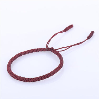 Handmade Colorful Red String Bracelet | Adjustable Friendship & Wellness Bracelet - STAR8S