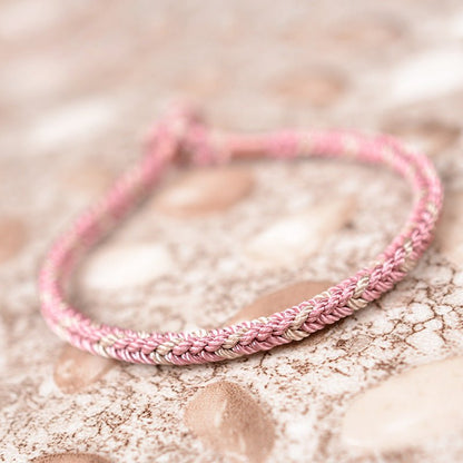 Handmade Dual - Color Braid Red String Bracelet – Adjustable, Women's Handmade Jewelry - STAR8S