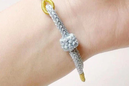 Handmade Pipa Knot Chinese Knot Peach Blossom Red String Bracelet | STAR8S - STAR8S