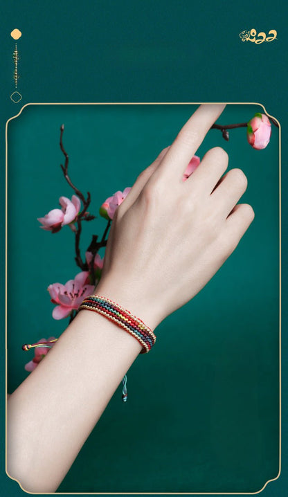 Handmade Rainbow String Bracelet – Trendy National Style for Women | Perfect Gift for Couples & Babies - STAR8S