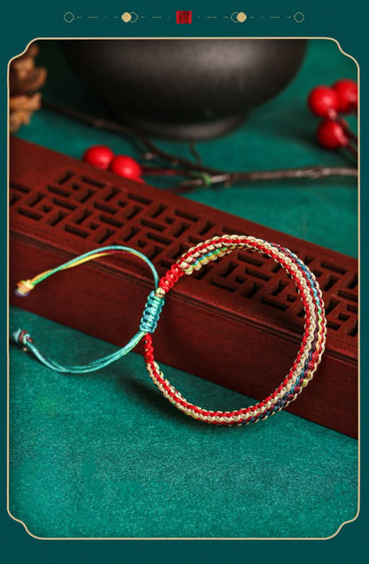 Handmade Rainbow String Bracelet – Trendy National Style for Women | Perfect Gift for Couples & Babies - STAR8S