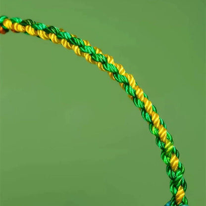Handmade Red String Bracelet – Adjustable Five - Color Luck Bracelet with Red Sand Bead for Children and Adults - STAR8S