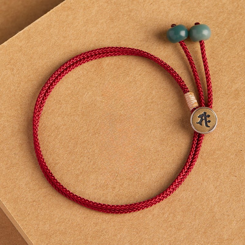 handmade red string bracelet for men & women | zodiac symbol charm | good luck & prosperity gift - star8s