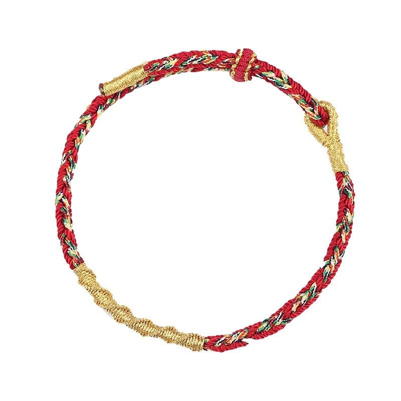 handmade red string bracelet for zodiac year - protection bracelet for men & women - star8s