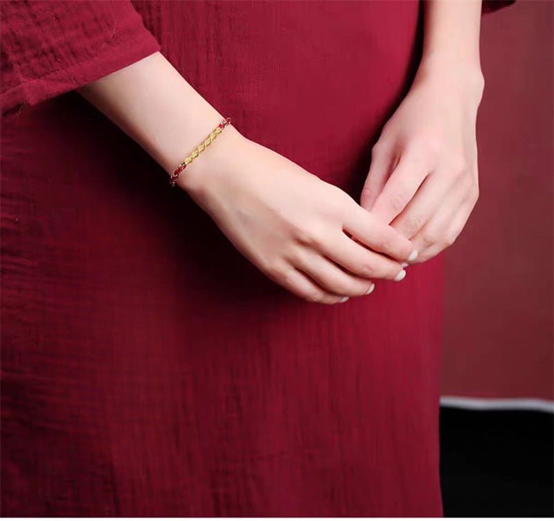handmade red string bracelet for zodiac year - protection bracelet for men & women - star8s