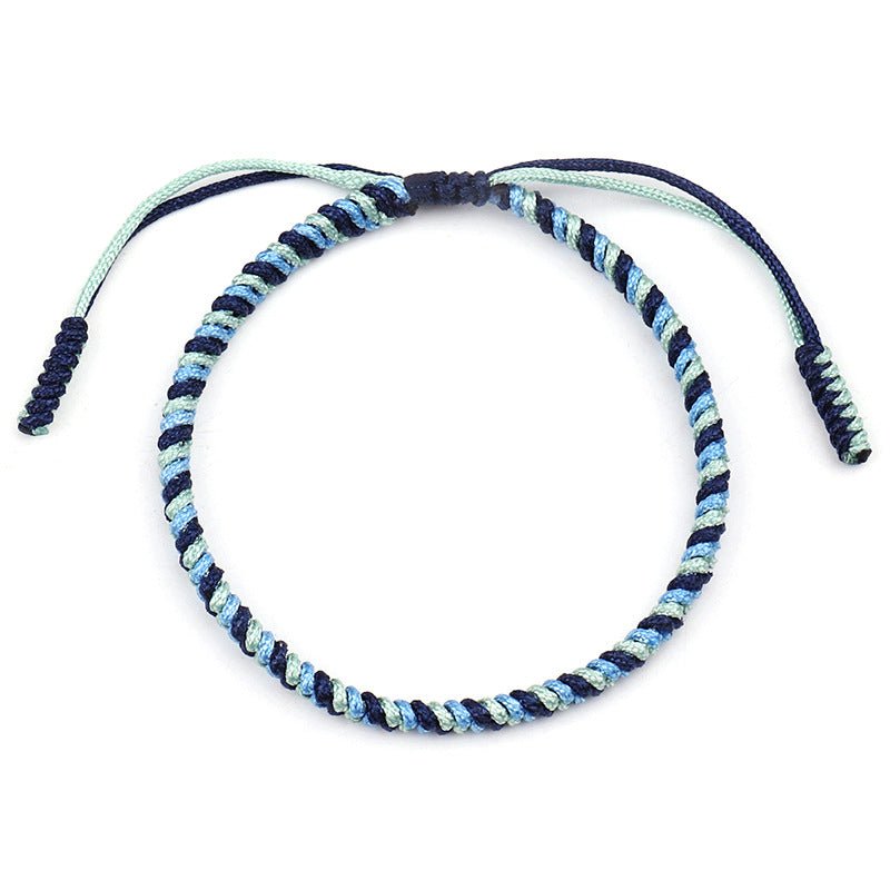Handmade Red String Bracelet | Three - Color Braided Diamond Knot Bracelet for Men & Women - STAR8S