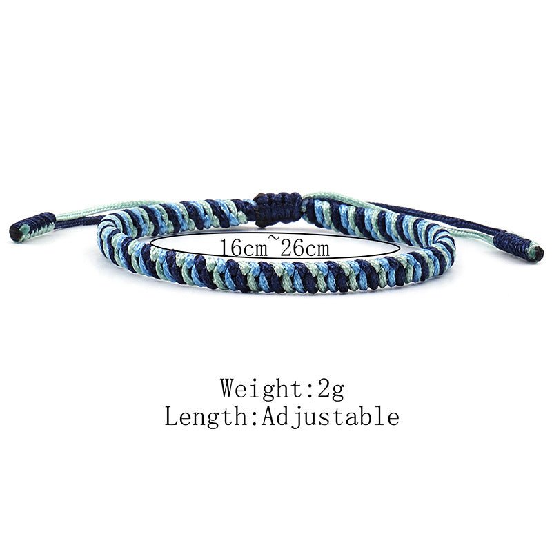 Handmade Red String Bracelet | Three - Color Braided Diamond Knot Bracelet for Men & Women - STAR8S