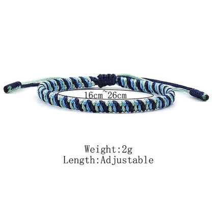 Handmade Red String Bracelet | Three - Color Braided Diamond Knot Bracelet for Men & Women - STAR8S