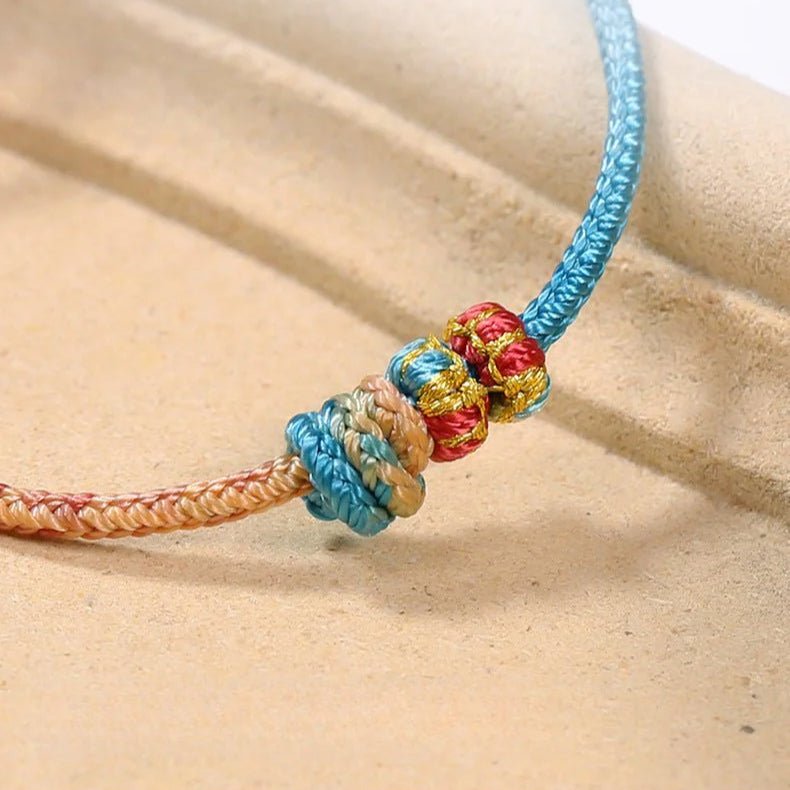 Handmade Snake Year Taishui Red String Bracelet with Gold Pendant & Feng Shui Beads | STAR8S - STAR8S