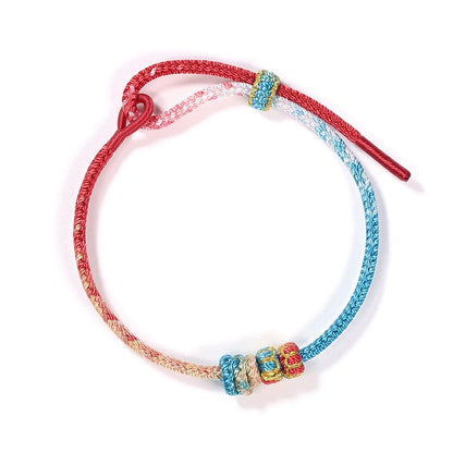 Handmade Snake Year Taishui Red String Bracelet with Gold Pendant & Feng Shui Beads | STAR8S - STAR8S