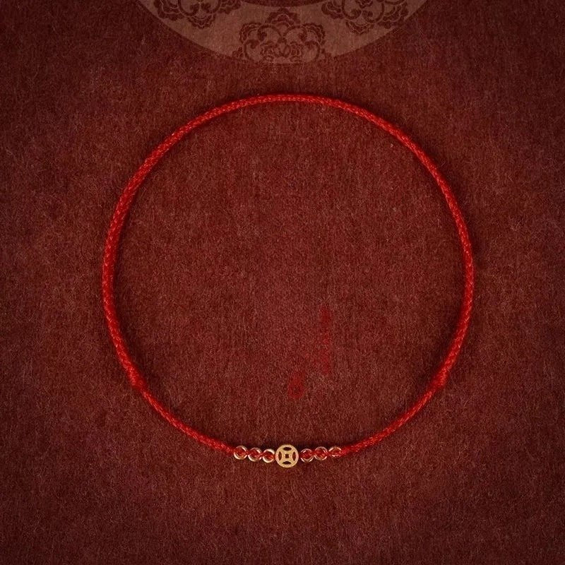 Handwoven Red String Bracelet for Your Zodiac Year - Adjustable, Good Luck & Protection - STAR8S
