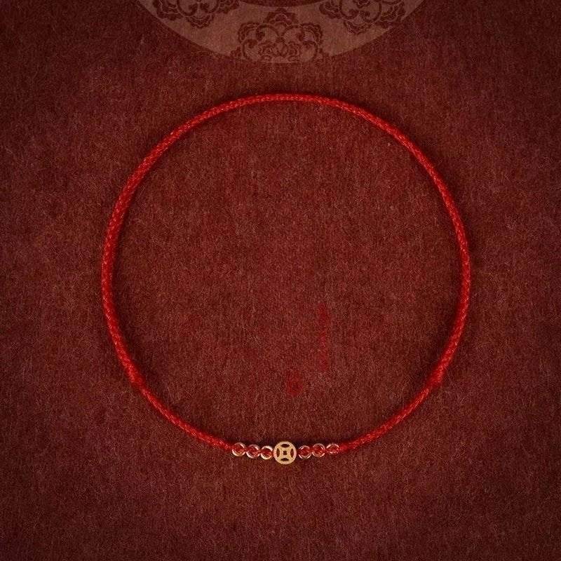 Handwoven Red String Bracelet for Your Zodiac Year - Adjustable, Good Luck & Protection - STAR8S