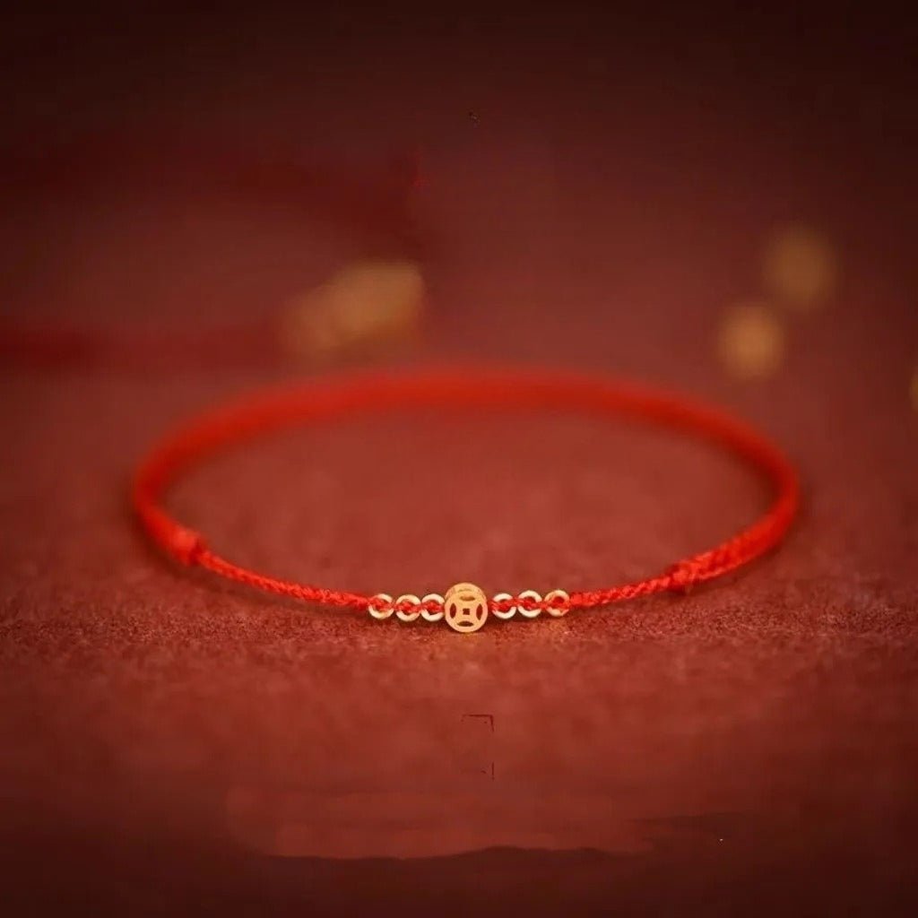 Handwoven Red String Bracelet for Your Zodiac Year - Adjustable, Good Luck & Protection - STAR8S