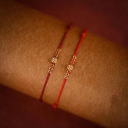 Handwoven Red String Bracelet for Your Zodiac Year - Adjustable, Good Luck & Protection - STAR8S