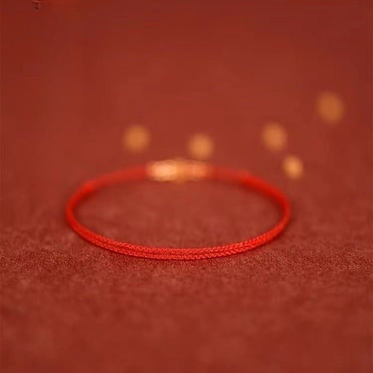 Handwoven Red String Bracelet for Your Zodiac Year - Adjustable, Good Luck & Protection - STAR8S