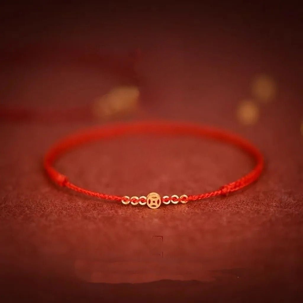 Handwoven Red String Bracelet for Your Zodiac Year - Adjustable, Good Luck & Protection - STAR8S