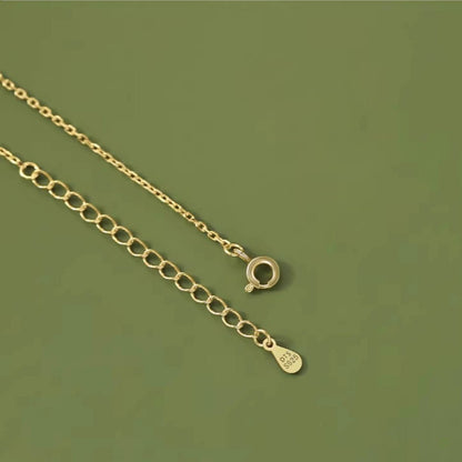 Jade Bamboo Pendant Necklace - S925 Silver Jewelry for Women | Perfect Gift for Mom & Grandma - STAR8S