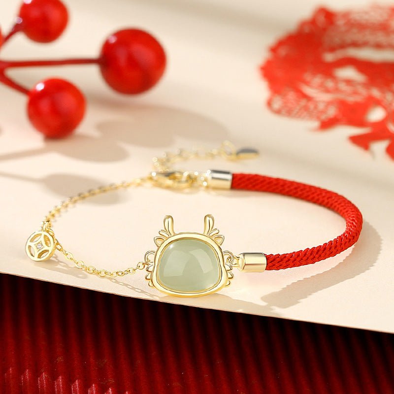 jade dragon necklaces - 925 silver hetian money - drawing dragon | star8s