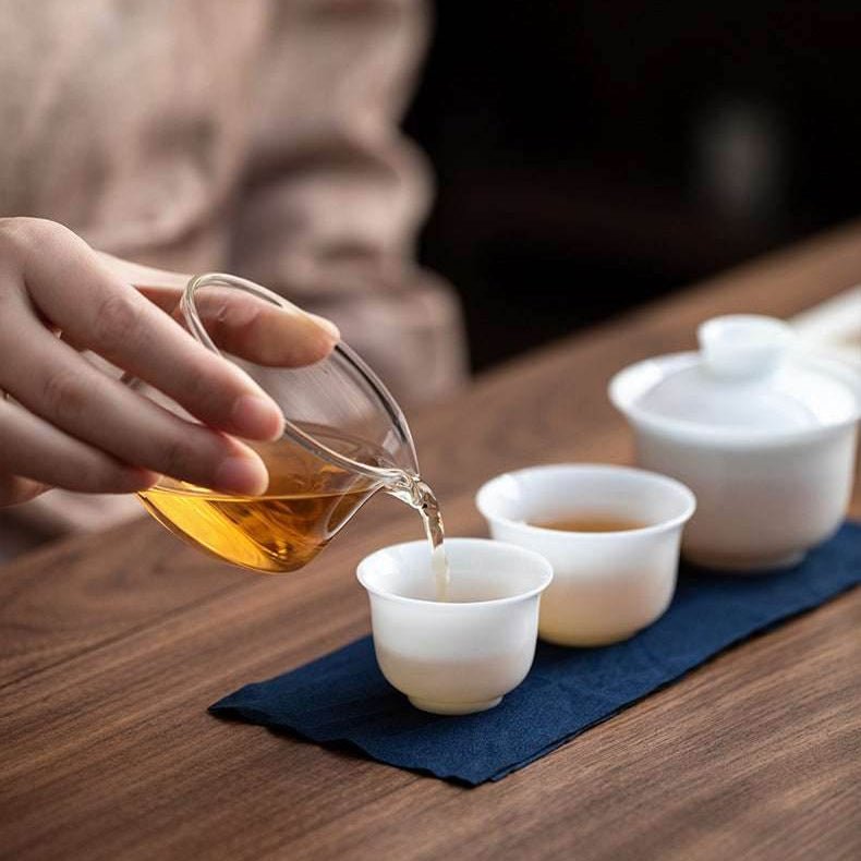 jade like ice travel tea set high end business portable gift kit - star8s