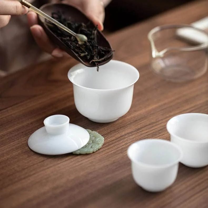 jade like ice travel tea set high end business portable gift kit - star8s