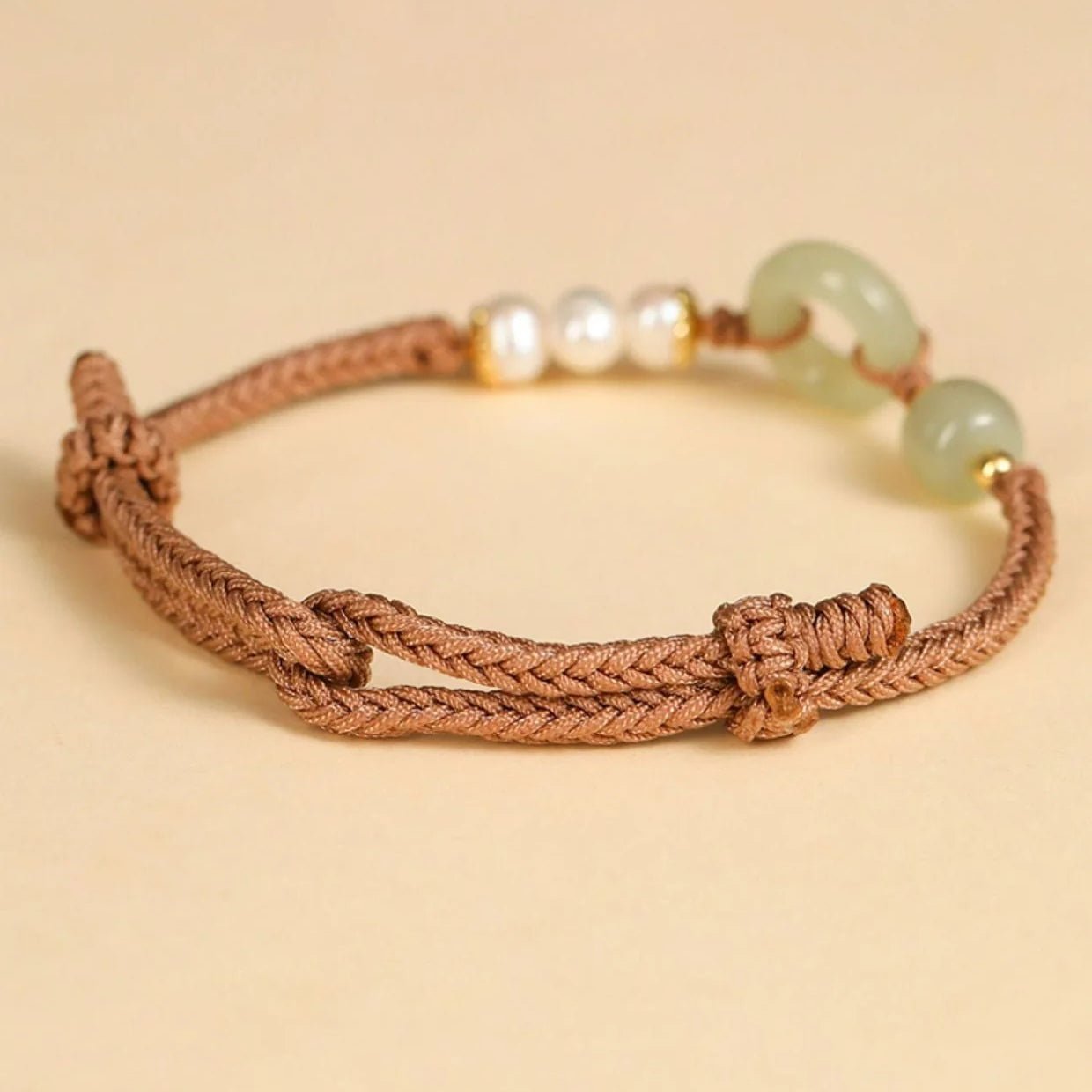 Jade Safety Knot red String Bracelet‌ - Hetian Pearl Friend Gift | STAR8S - STAR8S