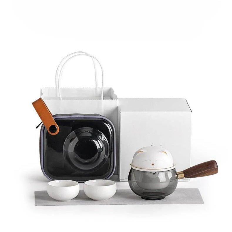 Lucky Cat Kuaike Cup Portable Gongfu Tea Set with Filter - STAR8S