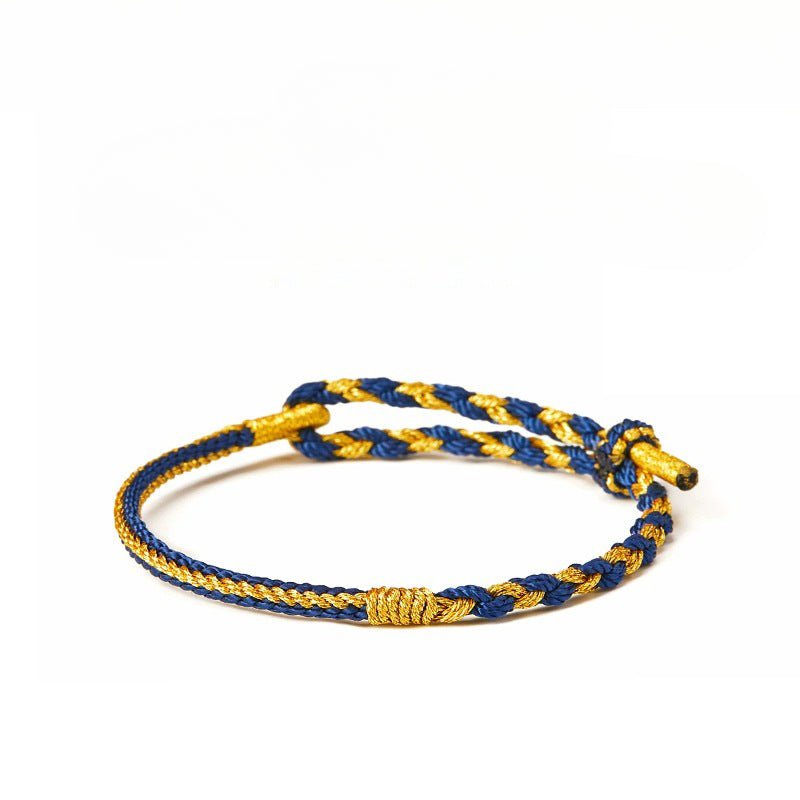 lucky celebrities wearing red string bracelet: eight - strand rope womens | star8s