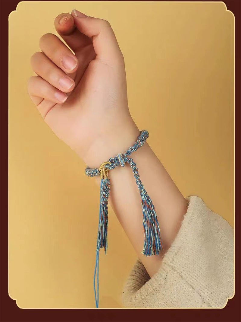Meaningful Tibetan Hand - Woven Bracelets: Couple/Zodiac Year/Best Friends Gift | STAR8S