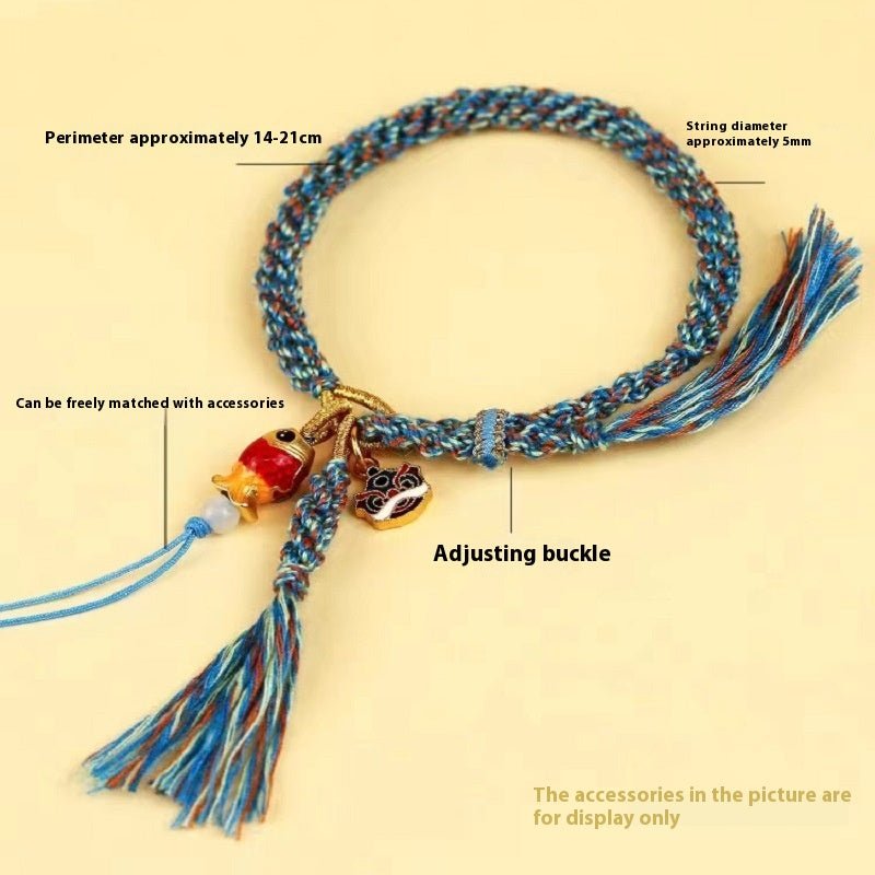 Meaningful Tibetan Hand - Woven Bracelets: Couple/Zodiac Year/Best Friends Gift | STAR8S
