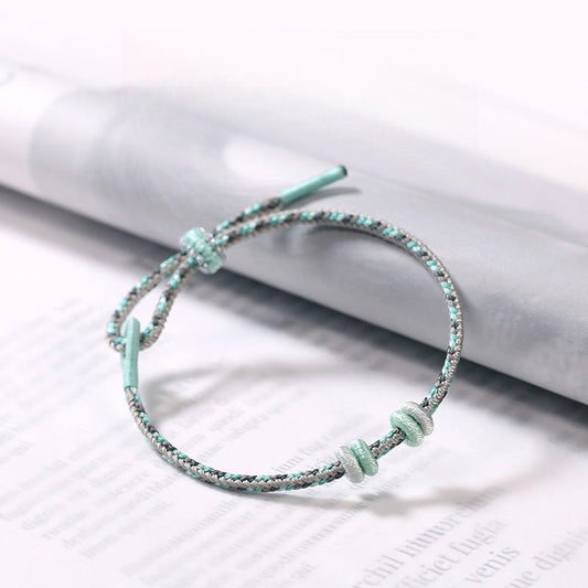 Multicolor Grey Series 8 - Strand Red String Bracelet – Adjustable Unisex Bracelet | STAR8S - STAR8S