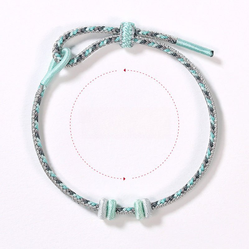 multicolor grey series 8 - strand red string bracelet – adjustable unisex bracelet | star8s - star8s