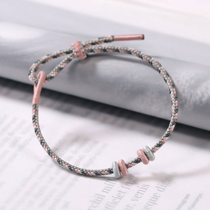 Multicolor Grey Series 8 - Strand Red String Bracelet – Adjustable Unisex Bracelet | STAR8S - STAR8S