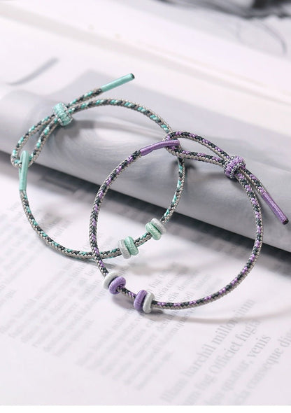 Multicolor Grey Series 8 - Strand Red String Bracelet – Adjustable Unisex Bracelet | STAR8S - STAR8S